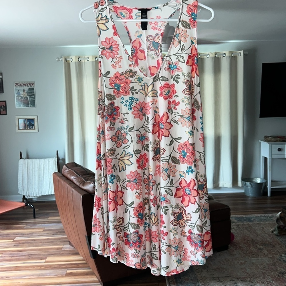 Floral Coco Reef Swimsuit Bikini Cover Up by Tank Dress Size M